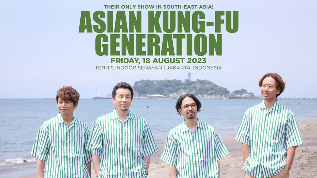 Pengumuman Asian Kung-fu Generation yang akan menggelar konser di Indonesia